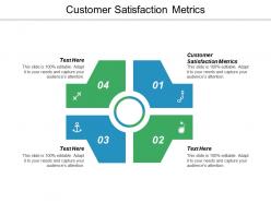 Customer satisfaction metrics ppt powerpoint presentation icon guide cpb