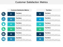 Customer satisfaction metrics ppt powerpoint presentation slides styles cpb