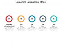 Customer satisfaction model ppt powerpoint presentation model infographics cpb