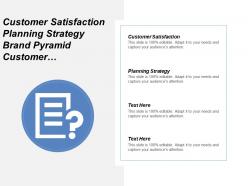 Customer satisfaction planning strategy brand pyramid customer email inquiries