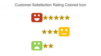 Customer Satisfaction Rating Colored Icon In Powerpoint Pptx Png And Editable Eps Format