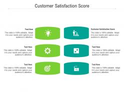 Customer satisfaction score ppt powerpoint presentation layouts outline cpb