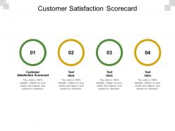 Customer satisfaction scorecard ppt powerpoint presentation file themes cpb