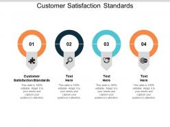 Customer satisfaction standards ppt powerpoint presentation pictures maker cpb