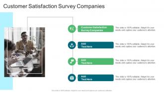 Customer Satisfaction Survey Companies In Powerpoint And Google Slides Cpb