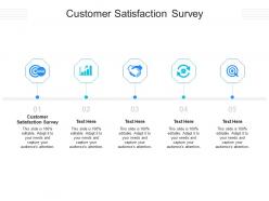 Customer satisfaction survey ppt powerpoint presentation inspiration cpb
