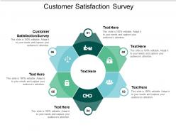Customer satisfaction survey ppt powerpoint presentation slides display cpb