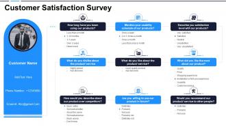 Customer Satisfaction Survey Project Management Metrics Bundle Ppt Clipart