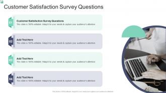 Customer Satisfaction Survey Questions In Powerpoint And Google Slides Cpb