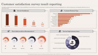 Customer Satisfaction Survey Result Reporting