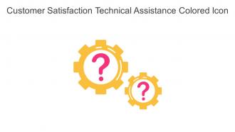 Customer Satisfaction Technical Assistance Colored Icon In Powerpoint Pptx Png And Editable Eps Format