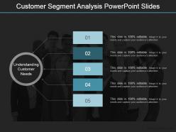Customer segment analysis powerpoint slides