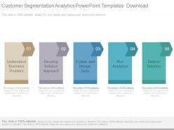 Customer Segmentation Analytics Powerpoint Templates Download