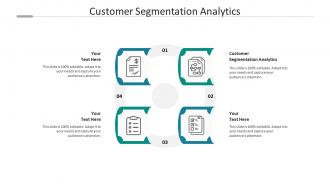 Customer segmentation analytics ppt powerpoint presentation slides cpb