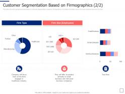 Customer segmentation based on firmographics segmentation approaches ppt brochure