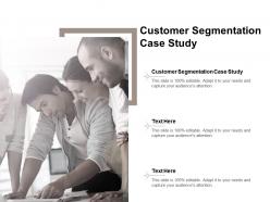 Customer segmentation case study ppt powerpoint presentation portfolio layout cpb
