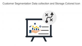 Customer Segmentation Data Collection And Storage Colored Icon In Powerpoint Pptx Png And Editable Eps Format