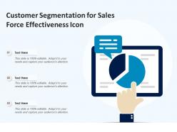 Customer Segmentation For Sales Force Effectiveness Icon