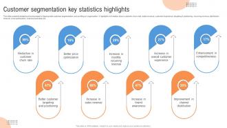 Customer Segmentation Key Statistics Highlights MKT SS V