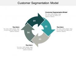 Customer segmentation model ppt powerpoint presentation pictures demonstration cpb