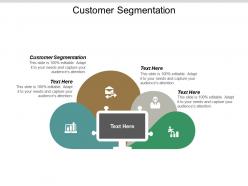 Customer segmentation ppt powerpoint presentation outline themes cpb