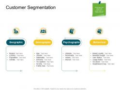 Customer segmentation product competencies ppt sample