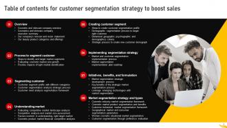 Customer Segmentation Strategy To Boost Sales Powerpoint Presentation Slides MKT CD V Good Images