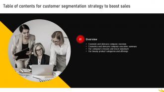 Customer Segmentation Strategy To Boost Sales Powerpoint Presentation Slides MKT CD V Content Ready Images