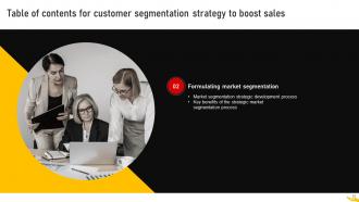 Customer Segmentation Strategy To Boost Sales Powerpoint Presentation Slides MKT CD V Compatible Images