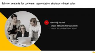 Customer Segmentation Strategy To Boost Sales Powerpoint Presentation Slides MKT CD V Visual Images
