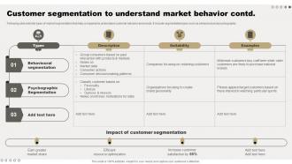 Customer Segmentation To Understand Market Comprehensive Guide For Online Sales Improvement Multipurpose Downloadable