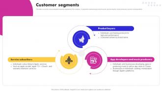 Customer Segments Smartphone Company Business Model BMC SS V