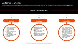 Customer Segments Xiaomi Business Model BMC SS