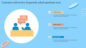 Customer Self Service Frequently Asked Questions Icon