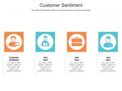 Customer sentiment ppt powerpoint presentation professional structure cpb