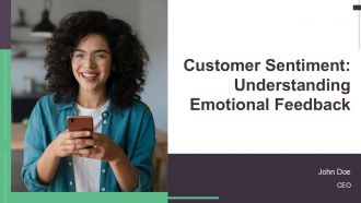 Customer Sentiment Understanding Emotional Customer Feedback Impact PPT Mockup AT