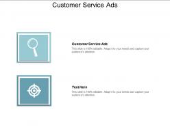 Customer service ads ppt powerpoint presentation pictures file formats cpb