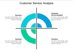 Customer service analysis ppt powerpoint presentation icon designs cpb