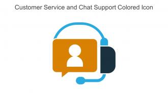 Customer Service And Chat Support Colored Icon In Powerpoint Pptx Png And Editable Eps Format