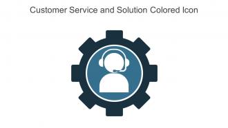 Customer Service And Solution Colored Icon In Powerpoint Pptx Png And Editable Eps Format