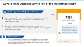 Customer Service As Marketing Strategy Edu Ppt