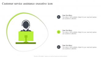 Customer Service Assistance Executive Icon