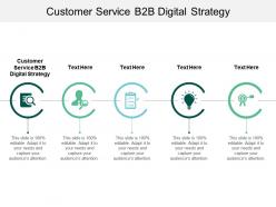 Customer service b2b digital strategy ppt powerpoint presentation pictures gridlines cpb