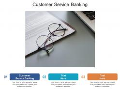 Customer service banking ppt powerpoint presentation file guide cpb