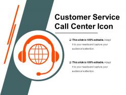 Customer service call center icon