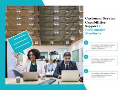 Customer Service Capabilities Support And Performance Standards