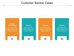 Customer service cases ppt powerpoint presentation outline elements cpb