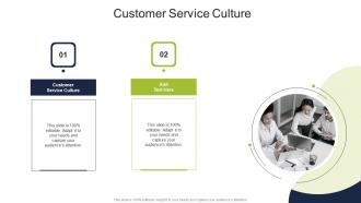 Customer Service Culture In Powerpoint And Google Slides Cpb