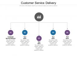 Customer service delivery ppt powerpoint presentation file download cpb