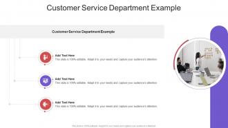 Customer Service Department Example In Powerpoint And Google Slides Cpb